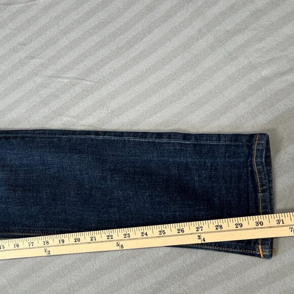 Nudie Jeans Mens Made in Italy Size 32x30 Blue Denim Mens Organic Cotton - Picture 8 of 10